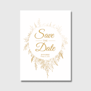 Golden Circle Save the Date Design
