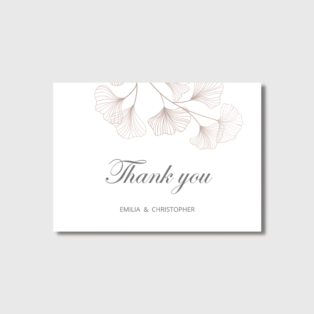 Exquisite Thank You Cards Design