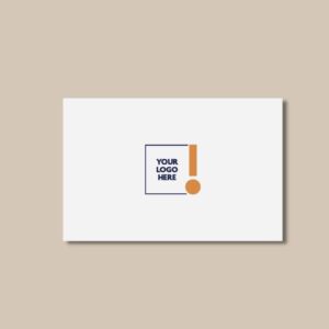 Standard White Business Cards Design