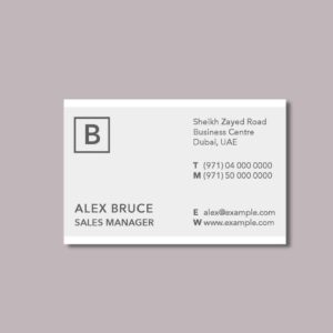 Simple Business Cards Design