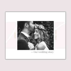 "Our Wedding Story Photobooks Design "