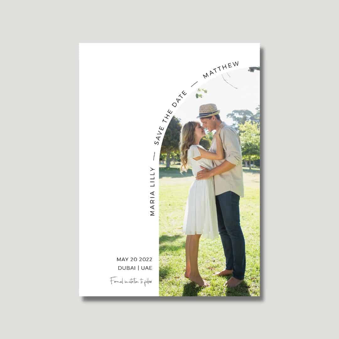 "Photo Date Save the Date Design "