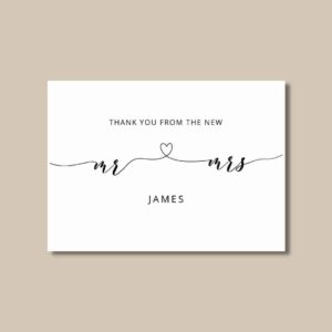 "Classic Thank you Cards Design "