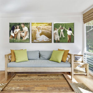 Wall Display Canvas  Square (Set of 3)