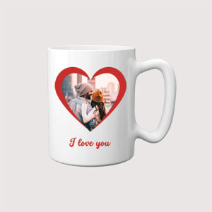Red Heart -Customized Coffee Mugs