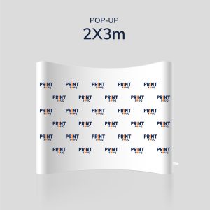 Curved 2x3 POP UP STAND