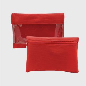Zipper Pouch with Transparent Window