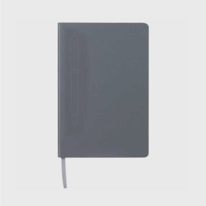 A5 Hard Cover Notebook with Metal Pen