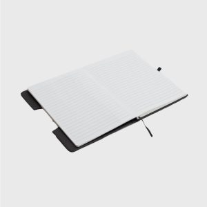 A5 Hard Cover Notebook with Folding Phone Stand