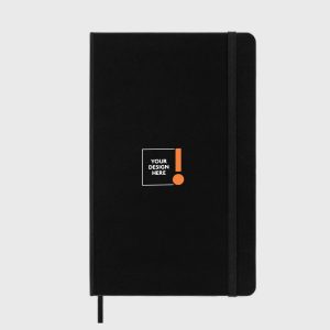 Large Notebook - Hard Cover - Plain - Black