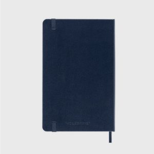 Classic Medium Ruled Hard Cover Notebook - Prussian Blue