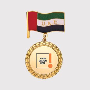 UAE Flag and Medal Badges