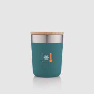 Insulated Mug with Bamboo Lid