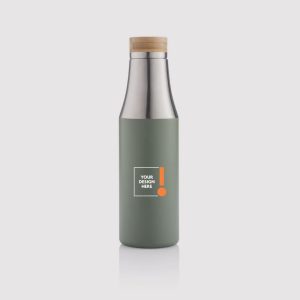 Insulated Bottle with Bamboo Lid