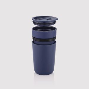 Premium Ceramic Tumbler With Recycled Protective Sleeve