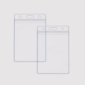 Clear Plastic ID Card Holder