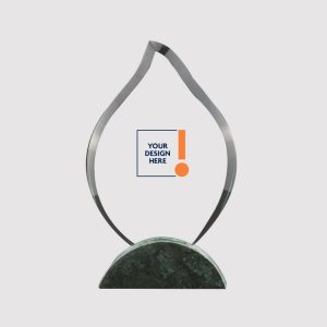 Flame Shaped Crystal & Marble Awards