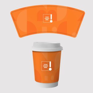 Printed Double Wall Coffee Cups 12oz