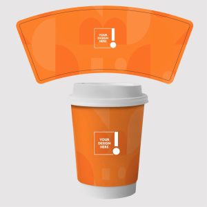 Printed Double Wall Coffee Cups 16oz