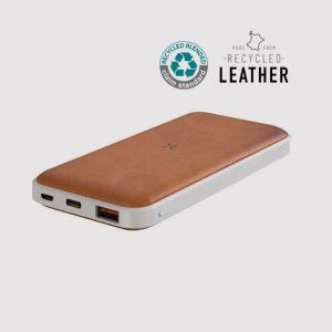 Recycled Leather 10000mAh PD Powerbank
