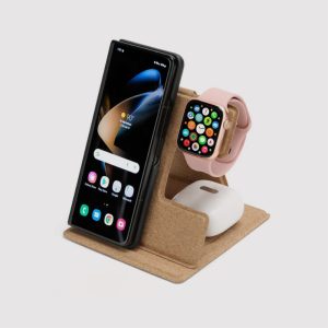 3 in 1 Foldable Cork Wireless Charger