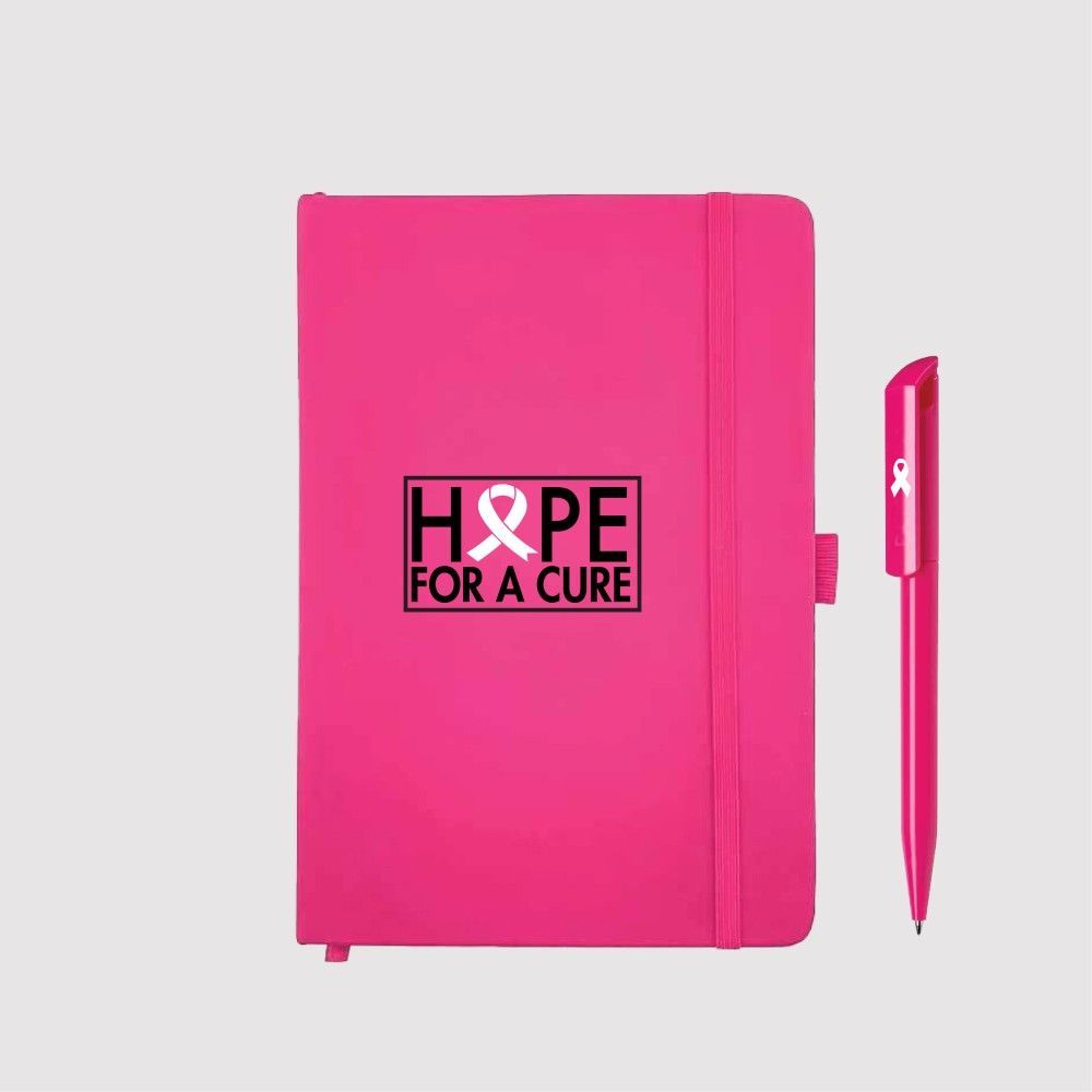 Breast Cancer Awareness Notebook & Pen Sets - Image 2