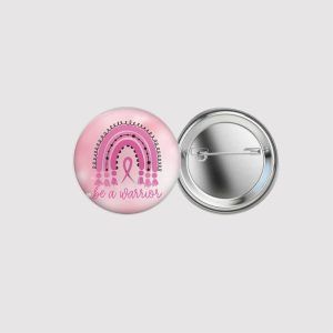 Breast Cancer Awareness Logo Button Badges