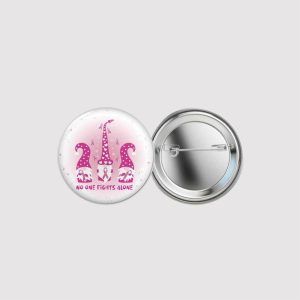 Breast Cancer Awareness Logo Button Badges