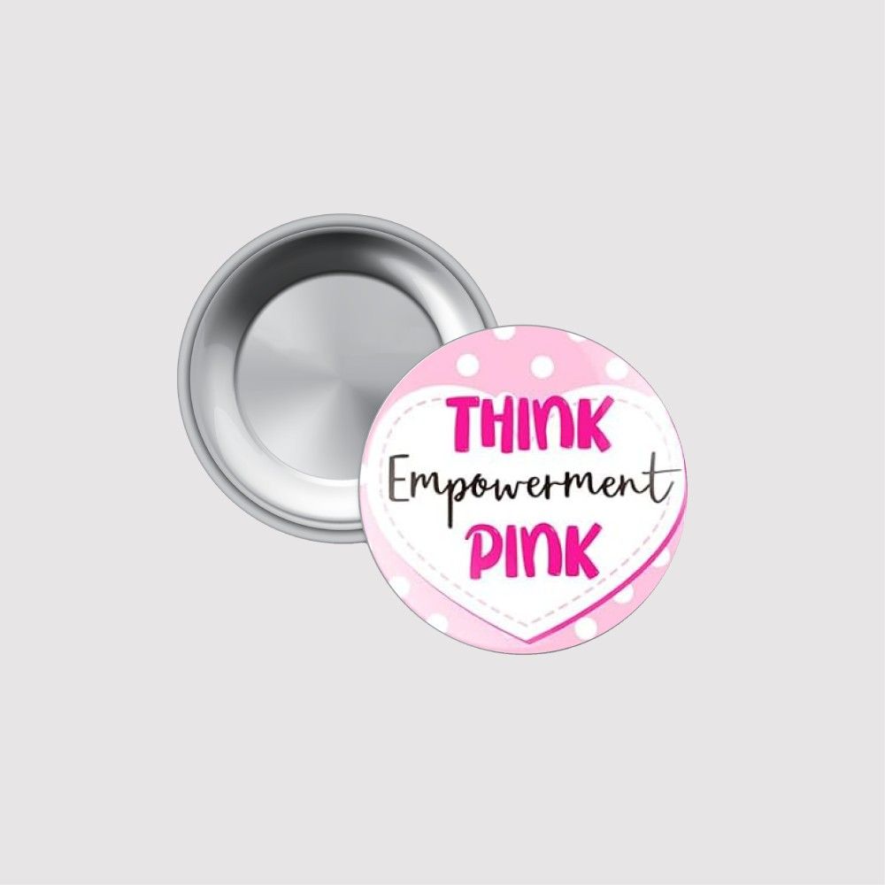 Breast Cancer Awareness Epoxy Badges