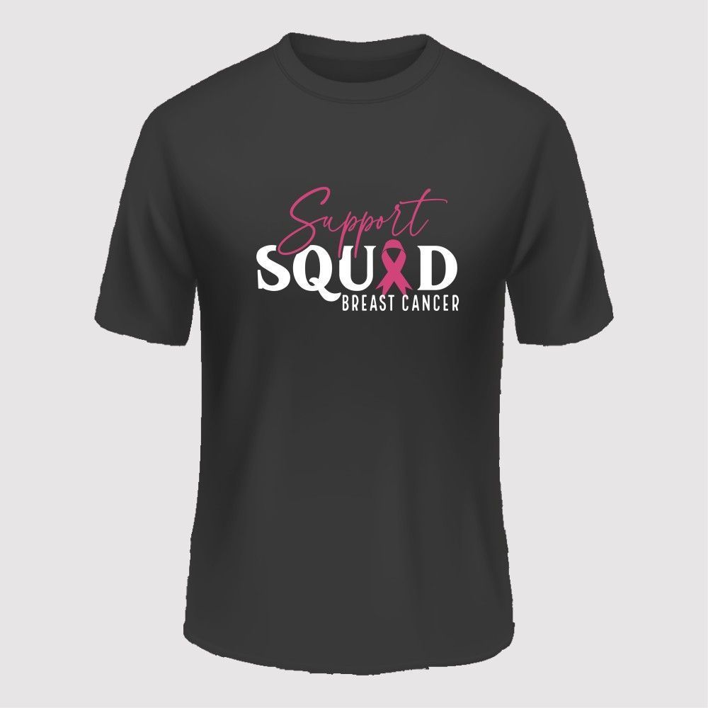 Breast Cancer Awareness Support Squad T-shirts - Image 3