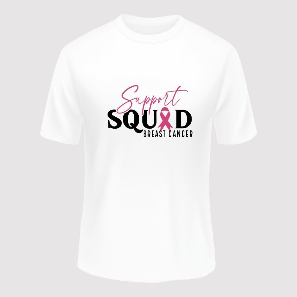 Breast Cancer Awareness Support Squad T-shirts - Image 2