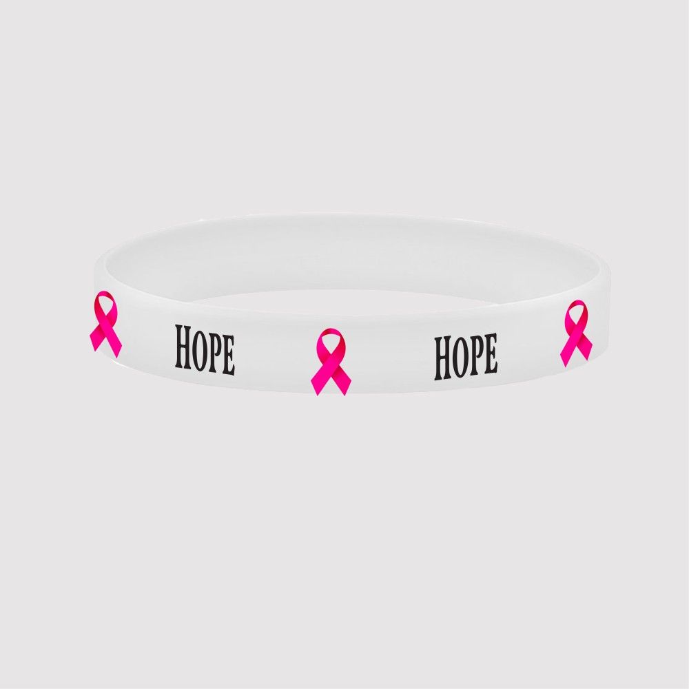 Breast Cancer Awareness Silicon Wristband - Image 3