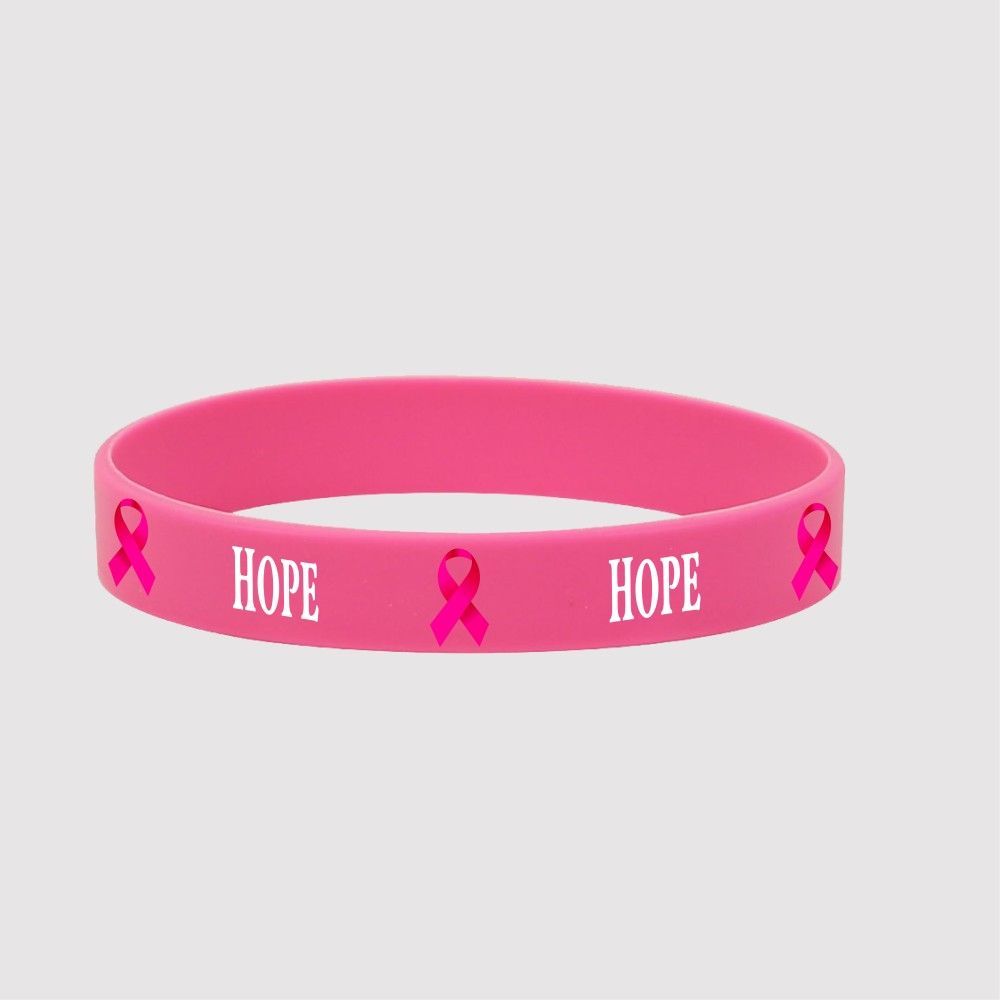 Breast Cancer Awareness Silicon Wristband - Image 2
