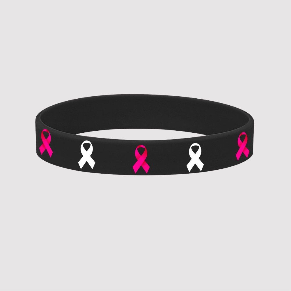 Breast Cancer Awareness Silicon Wristband - Image 2