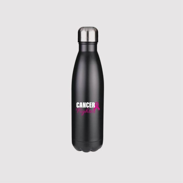 Breast Cancer Awareness Cancer Fighter Bottle Printsouq