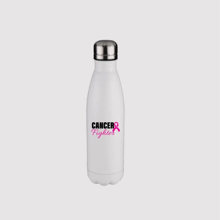 Breast Cancer Awareness Cancer Fighter Bottle Printsouq