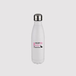Breast Cancer Awareness Fight Believe Survive Bottle