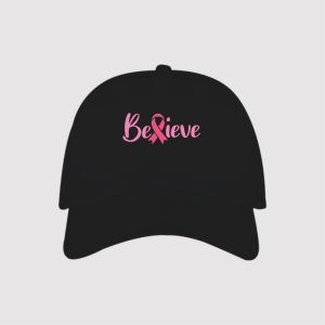 Breast Cancer Awareness Believe Caps