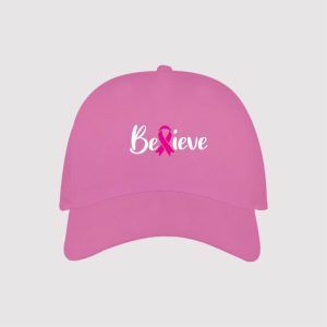 Breast Cancer Awareness Believe Caps